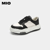 MIO米奥秋季字母小白鞋女面包鞋休闲板鞋潮流黑白熊猫鞋 M234582927 商品缩略图0