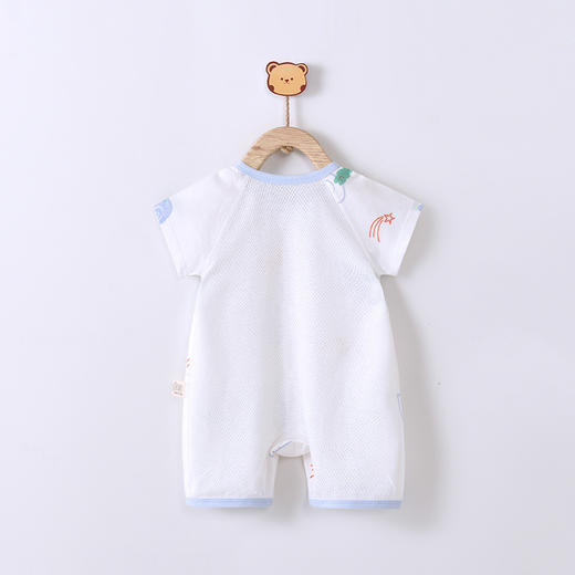 【甄选好棉 轻薄透气连体衣】宝宝连体衣婴儿衣服夏季短袖爬爬外出服装新生儿哈衣全棉睡衣 商品图2