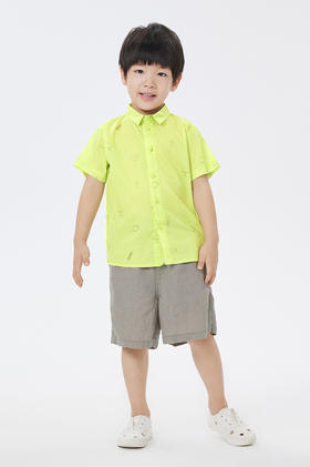 jnby  23年夏款  长绒棉轻薄透气短袖衬衫  1N6211990