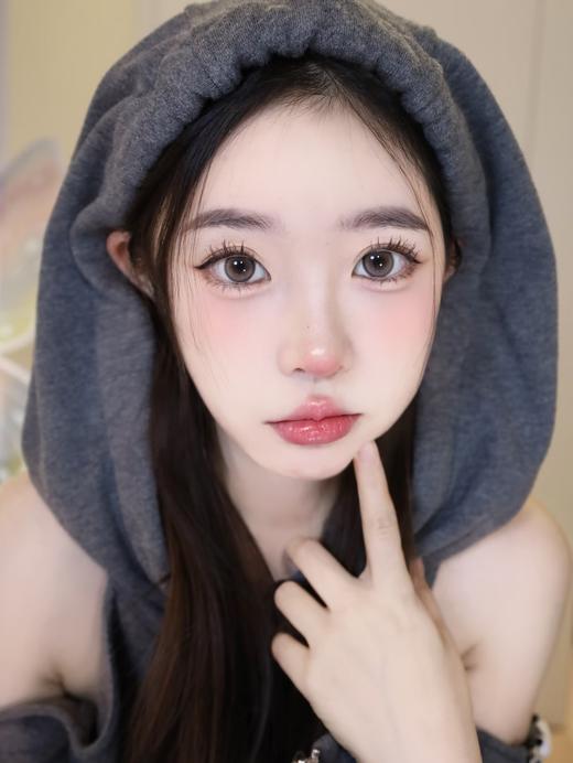 坚果力NUTNUTLOOK坚韧泪光 14.5mm中大直径高光美瞳隐形眼镜 白狮旗下自营品牌赠送伴侣盒 半年抛2片 商品图8