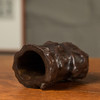 清 紫檀木雕树瘤笔筒 商品缩略图1