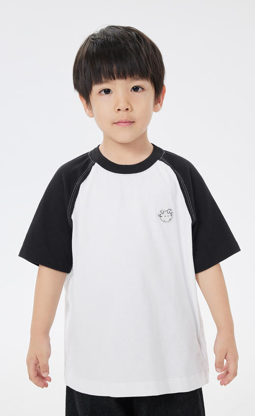 jnby  23年夏款  针织棉插肩袖短袖T恤 1N6114740 商品图7