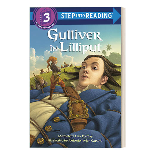 英文原版 Step into Reading 3 - Gulliver in Lilliput 格列佛在小人国 兰登分级阅读3 英文版 进口英语原版书籍 商品图0