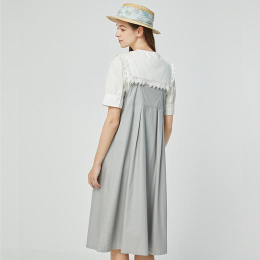 famecoco范可儿莫代尔棉连衣裙女外穿夏新款背带裙设计感小众FAB3FE004 商品图3