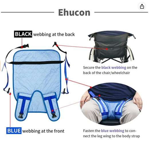 移护康老年人轮椅防跌骨盆坐垫高效吸水无惧机洗操作简单 商品图6