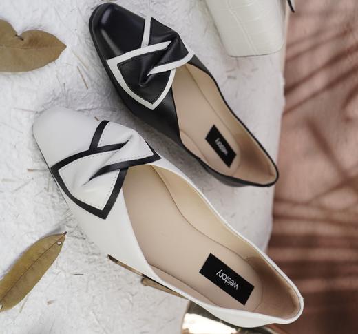 westory女鞋2023夏季新款平底羊皮百搭单鞋羊皮内里内垫73461 商品图1