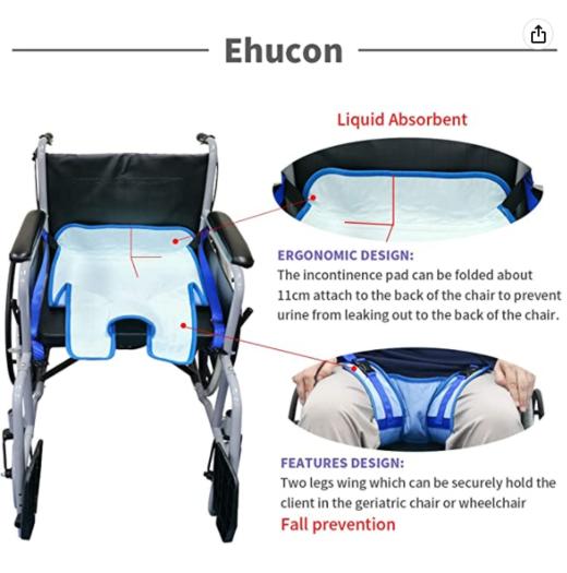 移护康老年人轮椅防跌骨盆坐垫高效吸水无惧机洗操作简单 商品图5