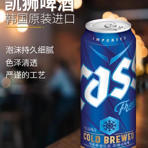 凯狮啤酒Fresh罐原味500ml카스캔맥주Fresh500ml 商品图1