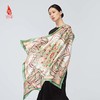 SAINTJOY/上久楷 真丝方巾   翼马花间   FJS22026 商品缩略图0