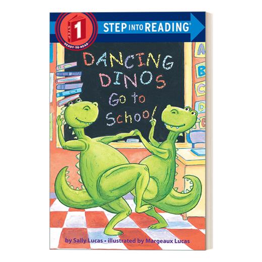 英文原版 Step into Reading 1 - Dancing Dinos Go to School 跳舞恐龙上学记 英文版 进口英语原版书籍 商品图1