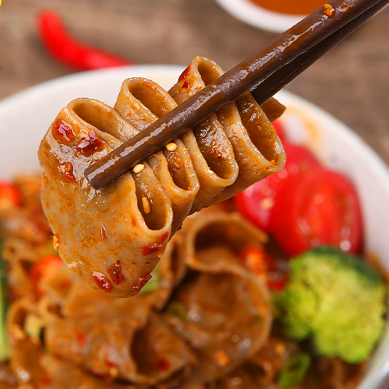 【川湘风味 】粗粮君香辣麻酱荞麦面皮110g特惠组合 粗粮细作入口爽滑