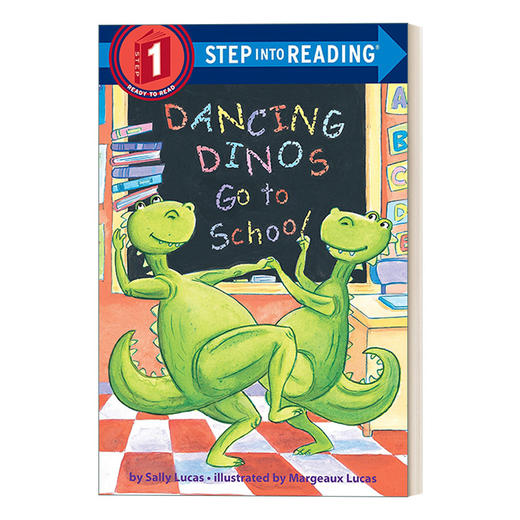 英文原版 Step into Reading 1 - Dancing Dinos Go to School 跳舞恐龙上学记 英文版 进口英语原版书籍 商品图0