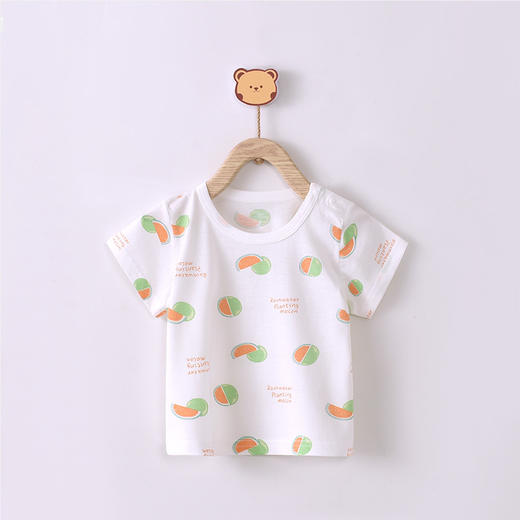 【云朵般柔软舒适】薄款婴儿短袖新生儿宝宝衣服夏季婴幼儿全棉夏装女婴童外出服 商品图2