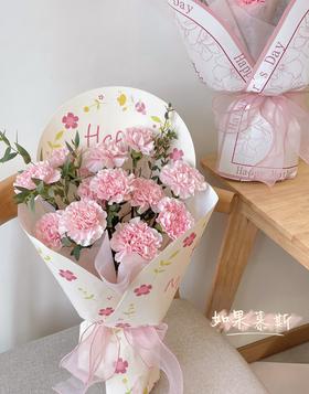 「母亲节特别款」新品13朵 康乃馨花束 小清新花花