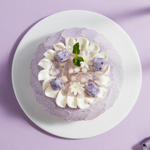 【芋泥控推荐】6英寸芋泥爆爆网红下午茶，Q弹爆爆珠+香浓芋泥馅，口感超丰富！ 商品图2