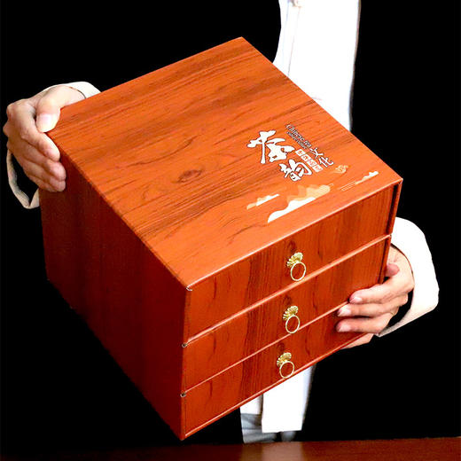 「送茶具！三层礼盒装」茶叶礼盒装 金骏眉红茶大红袍茶叶肉桂铁观音乌龙茶小罐装茶饮 商品图2