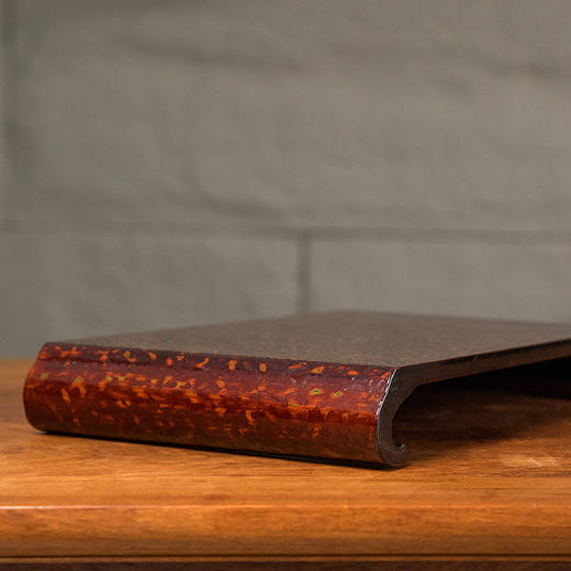 二十世纪 犀皮漆书卷几摆件 商品图3