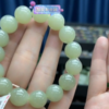 和田玉手串-单圈湖水绿圆珠 商品缩略图0
