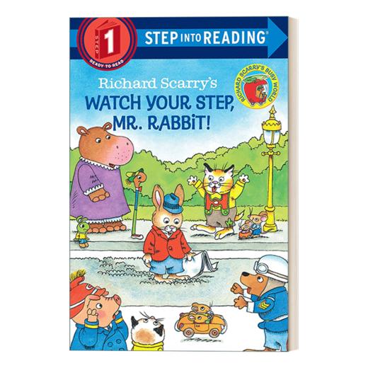 英文原版 Step into Reading 1 -Richard Scarry's Watch Your Step  Mr. Rabbit!兔子先生 请看路 英文版 进口英语原版书籍 商品图1