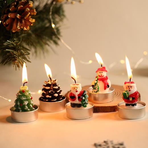 【日用百货】香氛圣诞礼盒助装饰氛围室内蜡烛 商品图0