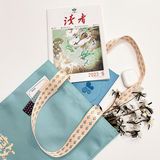 读者书店 | 云衣风尚 花想袋帆布包手提文艺单肩通勤百搭文化国潮帆布袋 商品图0