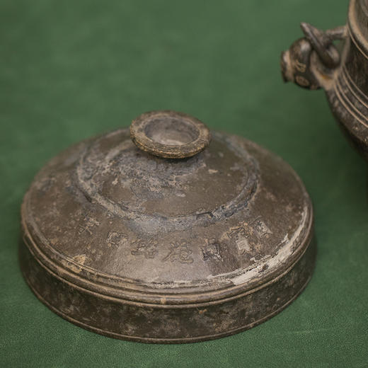 清 锡制彝尊盖罐 商品图1