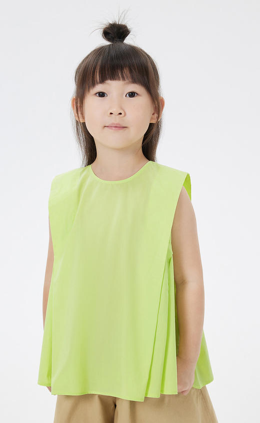 jnby   23年夏款  全棉府绸无袖TOP  1N6211470 商品图6