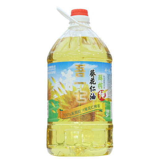 吾一七物理压榨鲜榨纯葵花仁油5L（6924497919062） 商品图0