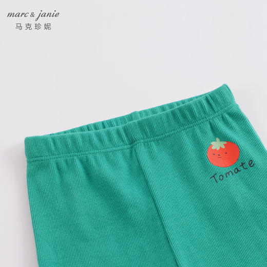 马克珍妮新款夏装 女童弹力针织七分打底裤 儿童裤子230882 商品图6