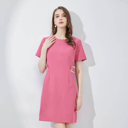 NF8M9斯尔丽瑟俪2023夏季商场同款甜美色系腰显瘦显高连衣裙 商品图0