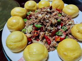 观瀑虾酱炒鸡蛋