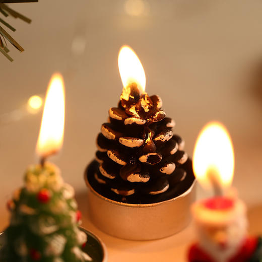 【日用百货】香氛圣诞礼盒助装饰氛围室内蜡烛 商品图2