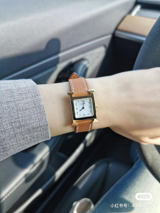 爱马仕H手表-棕金色 商品图2