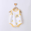 【小背心包屁衣】宝宝衣服包屁衣婴儿夏季全棉新生儿哈衣连体衣薄款睡衣爬爬外出服 商品缩略图1