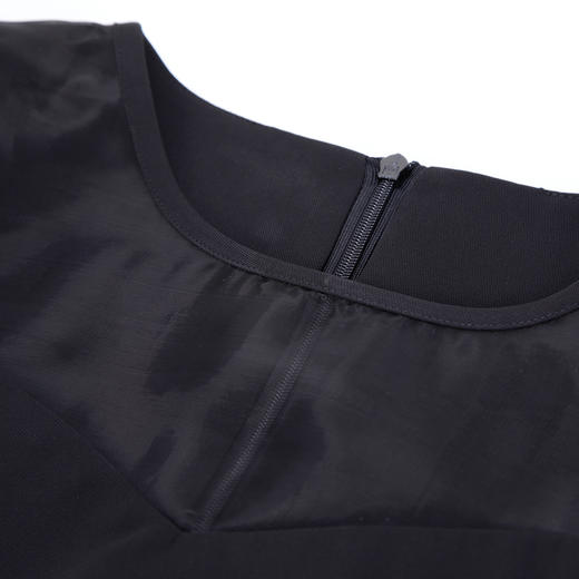 NF8G9斯尔丽瑟俪2023夏季新款立体腰部收褶修身显瘦连衣裙 商品图4