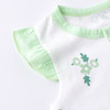 【花边袖短袖连体衣】宝宝连体衣婴儿衣服全棉新生儿哈衣夏季短袖睡衣爬爬外出服装 商品缩略图3
