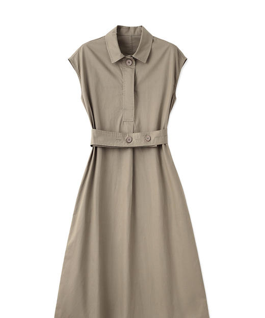 通勤气质，小众设计感polo领轻熟配腰带收腰显瘦衬衫连衣裙WLZD-2309507 商品图4