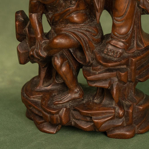 清 黄杨木雕麻姑献寿人物摆件 商品图3