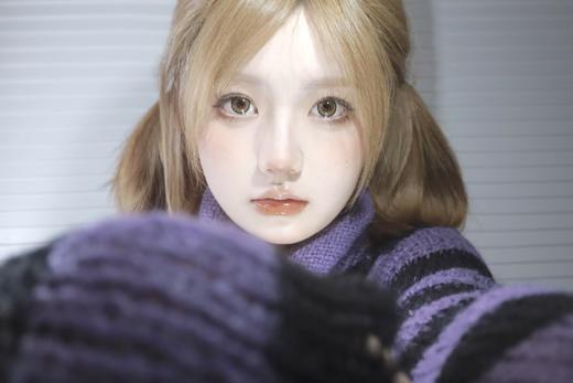 坚果力半年抛 · 溏心甜妹 14.5mm大直径美瞳隐形眼镜    半年抛2片 商品图5