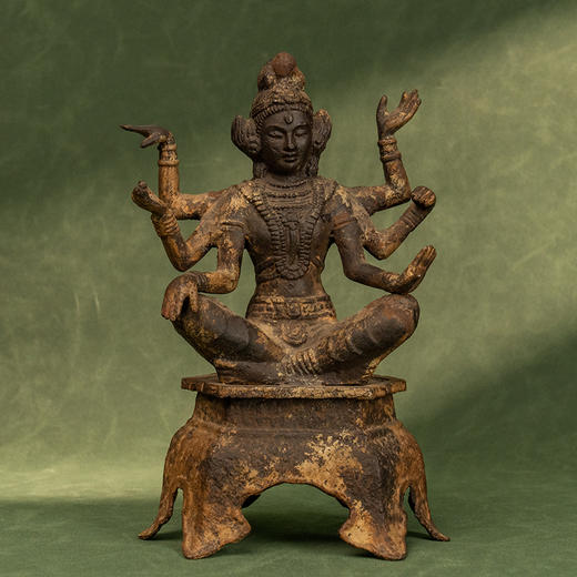 清 铁铸六臂观音像 商品图0