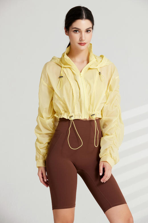 哈瓦塔防晒时尚短款外套 户外跑步H 3 3 0 1 1 3 商品图14