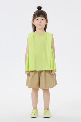 jnby   23年夏款  全棉府绸无袖TOP  1N6211470