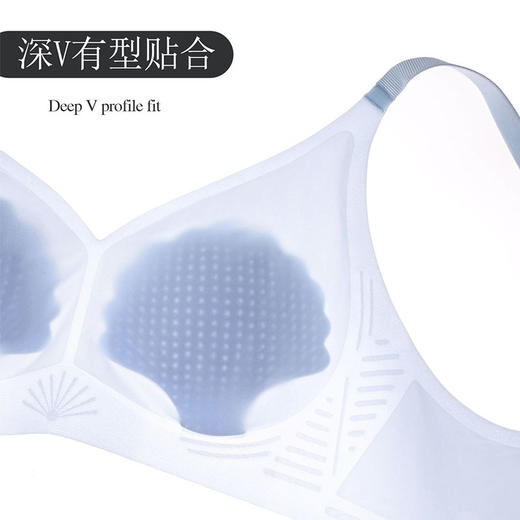 【秒杀价59元】【A/B/C通用杯/单件】【秀黛】轻薄文胸银杏叶无钢圈无痕内衣文胸H5115321T【线上专供款】 商品图1