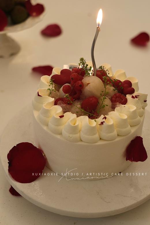 【荔枝爱人】6寸荔枝树莓玫瑰口感丰富 商品图1