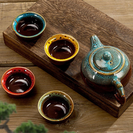 「国潮设计！双层礼盒」茶叶礼盒装铁观音大红袍金骏眉红茶龙凤呈祥手提篮小罐装送礼茶饮 商品图3