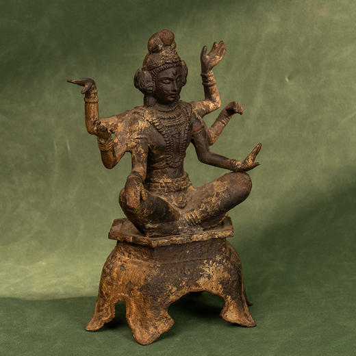 清 铁铸六臂观音像 商品图4