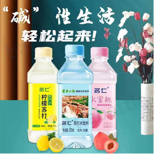 【59元/箱】名仁苏打水375ml*24瓶 商品图0
