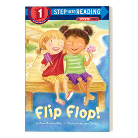 英文原版 Step into Reading 1 - Flip Flop! 蓝思BRL G级 DRA12 Pre-2年级 英文版 进口英语原版书籍