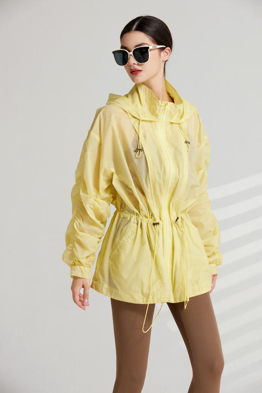 哈瓦塔防晒时尚短款外套 户外跑步H 3 3 0 1 1 3 商品图7