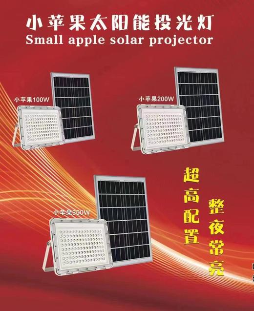 小苹果太阳能投光灯 商品图0